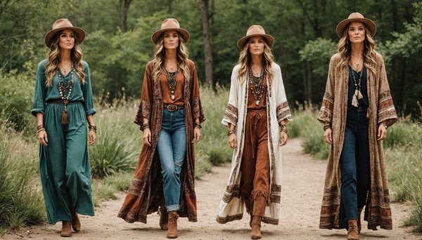 Boho kleidung: stilvoll und naturnah gekleidet